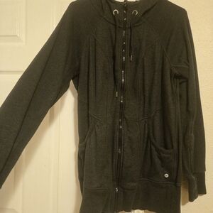 Dark Gray Zip-Up Hoodie